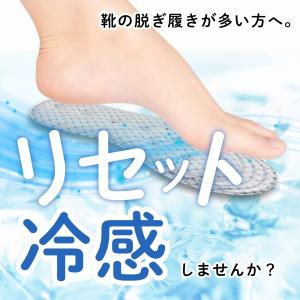 インソール 夏用 中敷き ひんやりフィット 接...の詳細画像1