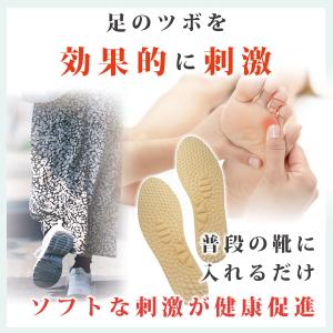 インソール 中敷き 健康 足つぼ 足ツボ 刺激...の詳細画像2