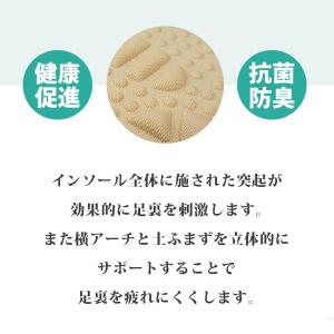 インソール 中敷き 健康 足つぼ 足ツボ 刺激...の詳細画像3