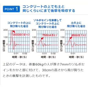 インソール 中敷き 衝撃吸収 偏平足 かかと ...の詳細画像2