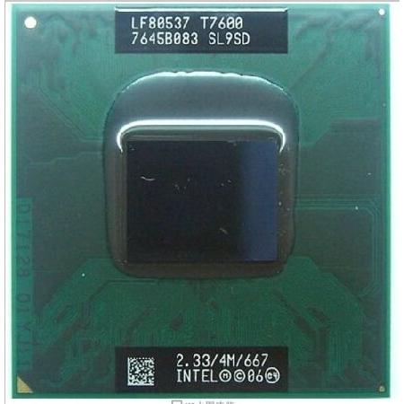 Intel Core 2 Duo T7600 SL9SD 2.33GHz 4MB モバイルCPUプロ...