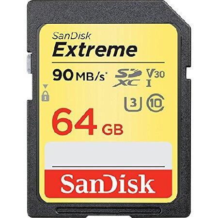 64GB SanDisk サンディスク Extreme SDXC UHS-I U3 V30対応 R:...