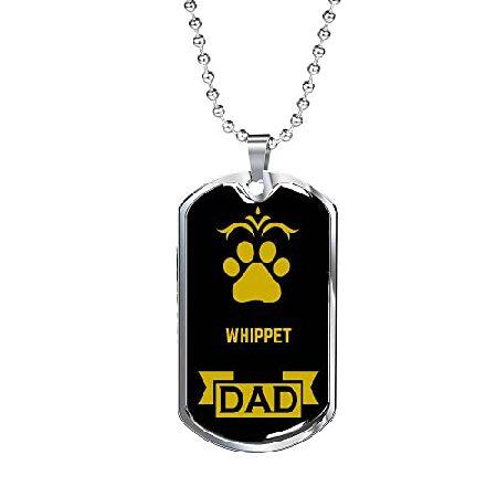 Express Your Love Gifts Whippet Dad Dog Necklace E...