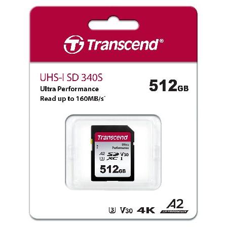 トランセンドジャパン Transcend SDXCカード 512GB UHS-I U3 V30 A2...