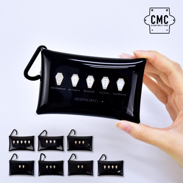 ツイステッドワンダーランド クリアマルチケース Sサイズ 小物入れ カラビナ 定期入れ 鍵 レディー...