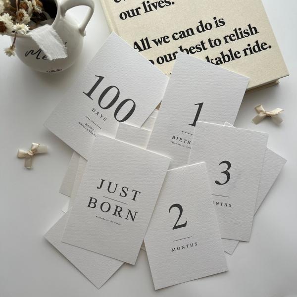 カワイイアンドボーン kawaii&amp;born kawaiiZOU ベビー オリジナルマンスリーカード...