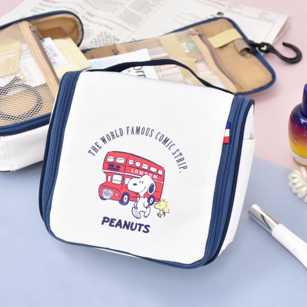 スヌーピー SNOOPY 洗面用具 旅行 ケース トラベルポーチ 吊して使える 洗面用具ケース 手持...
