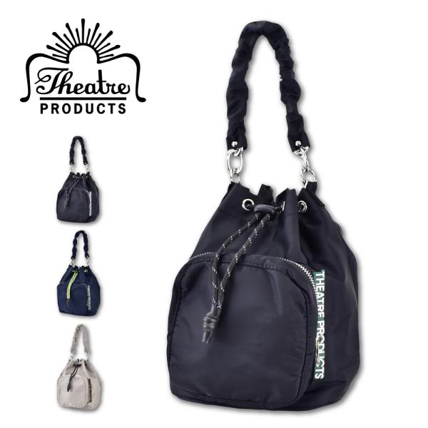 シアタープロダクツ 巾着バッグ ショルダーバッグ ナイロン 2way 小さめ ミニ 斜めがけ レディ...