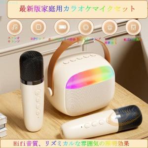 マイク2本 カラオケセット カラオケマイク ワ...の詳細画像1