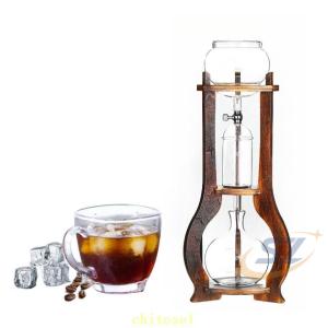 ドリップドリッパー アイスドリップポット レトロ エレガント アイスドリップコーヒーマシンゾンチー水出しコーヒー器具 ガラスアイスコーヒーマシン