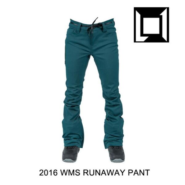 2016 L1 エルワン パンツ WOMENS RUNAWAY PANT DEEP TEAL