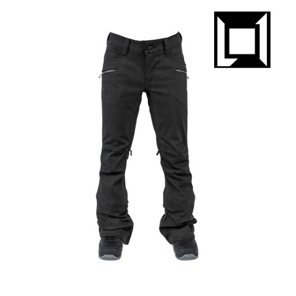L1 エルワン パンツ WOMENS SCARLETT PANT BLACK WAX DENIM