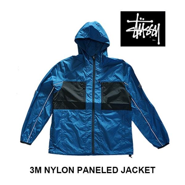 STUSSY スリーエム ナイロン パネルド ジャケット 3M NYLON PANELED JACK...