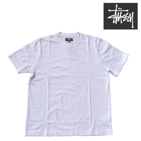 STUSSY ステューシー ストック ロゴ クルー Tシャツ STOCK LOGO SS CREW ...