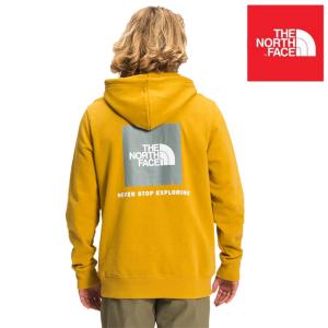 THE NORTH FACE ザ ノースフェイス バック スクエアロゴ ボックス NSE プルオーバー フーディ BOX NSE PULLOVER HOODIE H9D ARROWWOOD YELLOW｜active-board