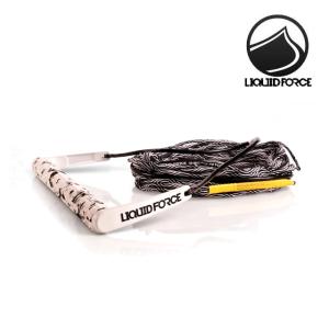 2022 LIQUID FORCE リキッドフォース ロープ TEAM HANDLE W/ H-BRAID 70 COMBO WHITE ウエイクボード｜active-board