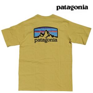 PATAGONIA パタゴニア フィッツロイ ホライゾンズ レスポンシビリティー Tシャツ FITZ ROY HORIZONS RESPONSIBILI-TEE SUYE SURFBOARD YELLOW 38501｜active-board