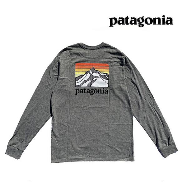 PATAGONIA パタゴニア ロングスリーブ ライン ロゴ リッジ レスポンシビリティー Tシャツ...