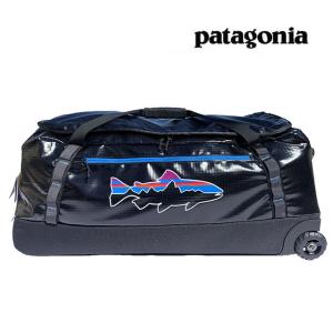 PATAGONIA パタゴニア ボストンバッグ ブラックホール ウィールド ダッフル BLACK HOLE WHEELED DUFFEL 100L BFZT BLACK W/FITZ TROUT 49387