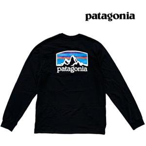 PATAGONIA パタゴニア フィッツ ロイ ホライゾン レスポンシビリティー LONG SLEEVE FITZ ROY HORIZONS RESPONSIBILI-TEE BLK BLACK 38514 長袖｜ACTIVE-BOARD