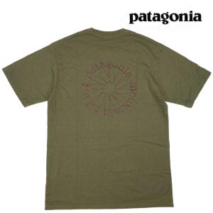 PATAGONIA パタゴニア スポーク ステンシル レスポンシビリティー Tシャツ SPOKE STENCIL RESPONSIBIL TEE MOKH MORAY KHAKI 37605｜active-board