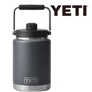 YETI イエティ ランブラー ハーフガロン ステンレス ジャグ RAMBLER HALF GALLON JUG CHARCOAL 釣り キャンプ アウトドア｜active-board