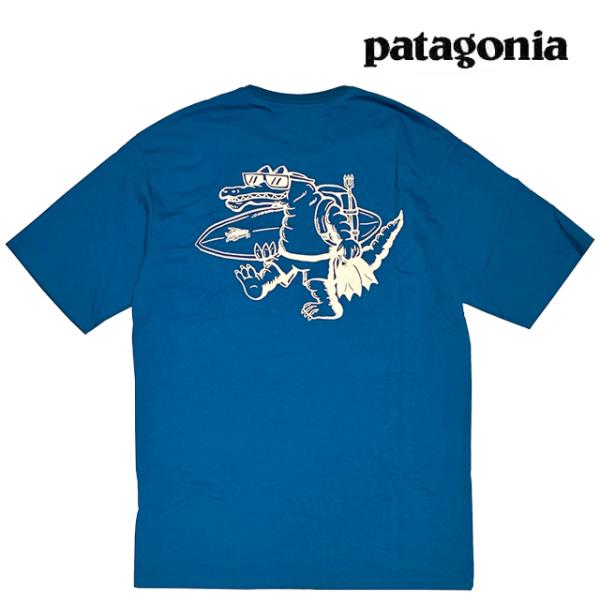 PATAGONIA パタゴニア ウォーター ピープル オーガニック ポケット Tシャツ WATER ...