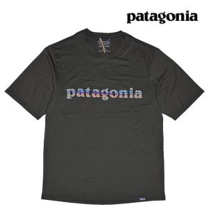 PATAGONIA パタゴニア キャプリーン クール デイリー グラフィック シャツ CAPILENE COOL DAILY GRAPHIC SHIRT TLBK '73 TEXT LOGO: BLACK 45235｜ACTIVE-BOARD