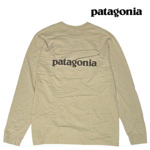 PATAGONIA パタゴニア ロングスリーブ キャスティング ロゴ レスポンシビリティー LONG SLEEVE CASTING LOGO RESPONSIBILI-TEE PUM PUMICE 37819 長袖