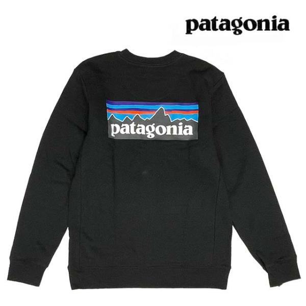日本未発売品 PATAGONIA パタゴニア P-6 ロゴ アップライザル クルー スウェットシャツ...