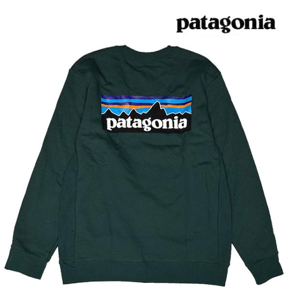 日本未発売品 PATAGONIA パタゴニア P-6 ロゴ アップライザル クルー スウェットシャツ...