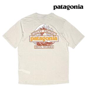 PATAGONIA パタゴニア キャプリーン クール デイリー シャツ グレート ウェーブス CAPILENE COOL DAILY SHIRT GREAT WAVES DYWH DYNO WHITE 45456 速乾