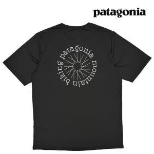 PATAGONIA パタゴニア キャプリーン クール デイリー シャツ CAPILENE COOL DAILY SHIRT SPOKE STENCIL BLK BLACK 45490 速乾｜ACTIVE-BOARD