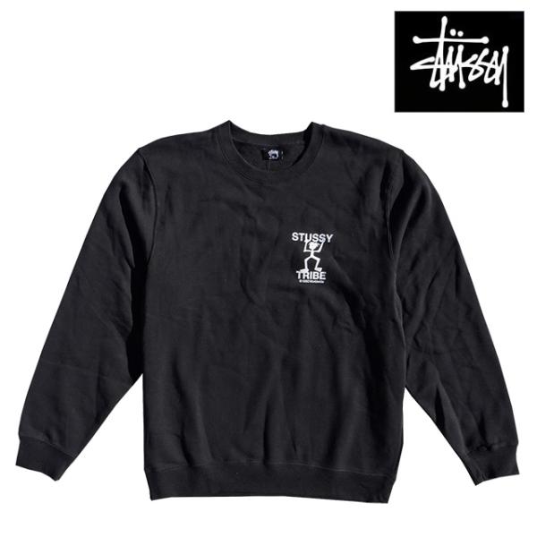 STUSSY ステューシー ウォーリアー トライブ クルー WARRIOR TRIBE CREW B...