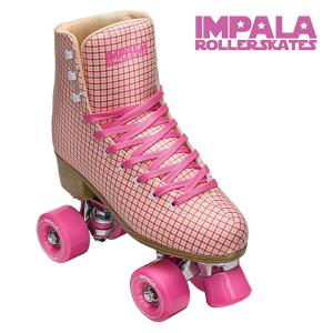 IMPALA QUAD ROLLERSKATES インパラ ローラースケートPINK TARTAN ピンク タータン アメリカ TikTokで大人気｜active-board