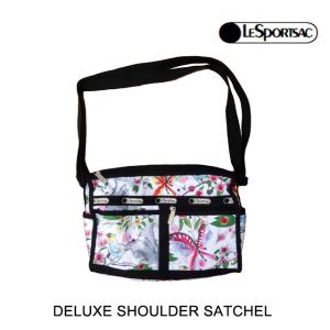 LESPORTSAC レスポートサック ショルダーバッグ DELUXE SHOULDER SATCHEL BLOSSOM LAKE 7519/2116｜active-board