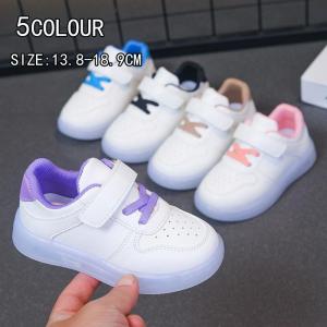 スニーカー　キッズ　ジュニア　　園児　女の子　かわいい　光る靴　子供靴　キッズシューズ　LED　ひかる　ピンク