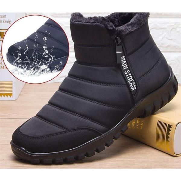 スノーブーツ メンズ ムートンブーツ レディース 裏ボア 雪靴 ショートブーツ スノーシューズ 冬 ...