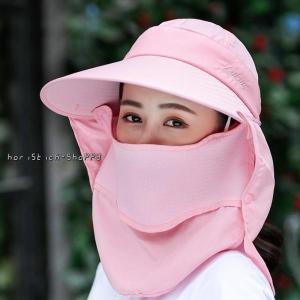 サンバイザー レディース折りたたみ つば広帽子...の詳細画像5