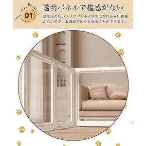 ペットサークル フェンス ドア付き 犬 サーク...の詳細画像2