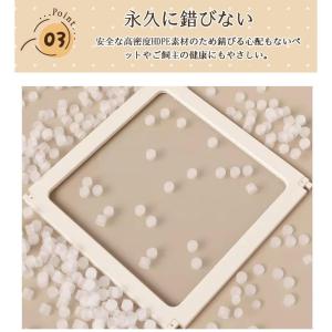 ペットサークル フェンス ドア付き 犬 サーク...の詳細画像4