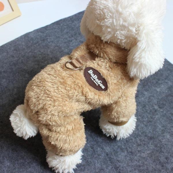 犬服 冬 ボア つなぎ ドッグウェア カバーオール フリース 着せやすい 愛犬 ペット 犬の服 猫服...
