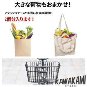 自転車カゴ 大きい 取り付け簡単 前かご 前カ...の詳細画像5
