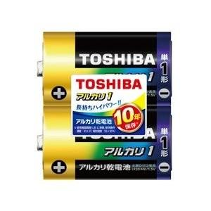 東芝　アルカリ乾電池　単1　LR20AN 2KP（２本パック）  50パックセット（100本）シュリンクパック  LR20AG2KPの後継｜active-star