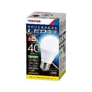 東芝 LED電球 一般電球形　LDA4N-G/40W/2 全方向タイプ　昼白色　40W形 E26口金 (LDA4NG40W2) LDA4NG40Wの後継｜アクティブスターYahoo!店