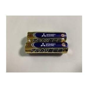 三菱 アルカリ乾電池 単3 LR6N/2SNBC (2本で1パック) シュリンクパック バーコード無...