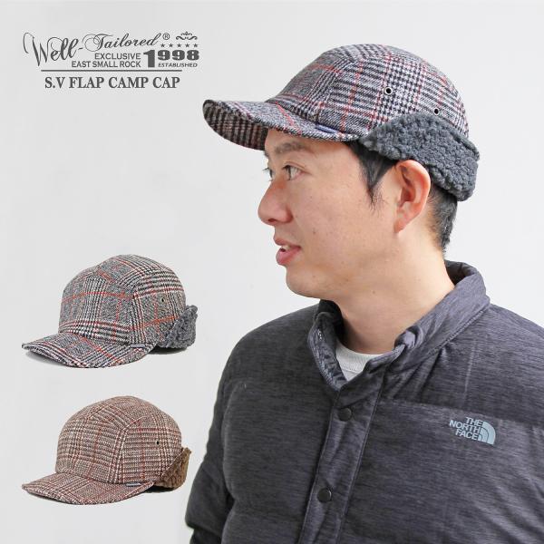 《Well-Tailored》ウェルテーラードSHORT VISOR FLAP CAMP CAP(K...