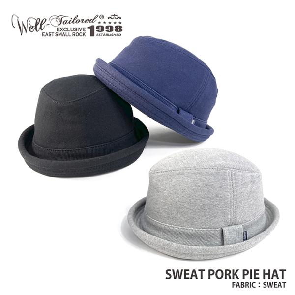 Well-Tailored / ウェルテイラード Sweat Porkpie Hat (KKH-06...