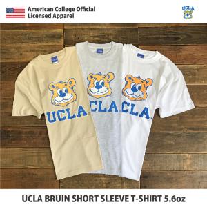 UCLA/アメリカンカレッジライセンスTシャツ T-SHIRTS カレッジプリント クマプリント ユーシーエルエー 半袖 ビッグサイズ メンズ レディース 大学 ブランド｜activegeneration