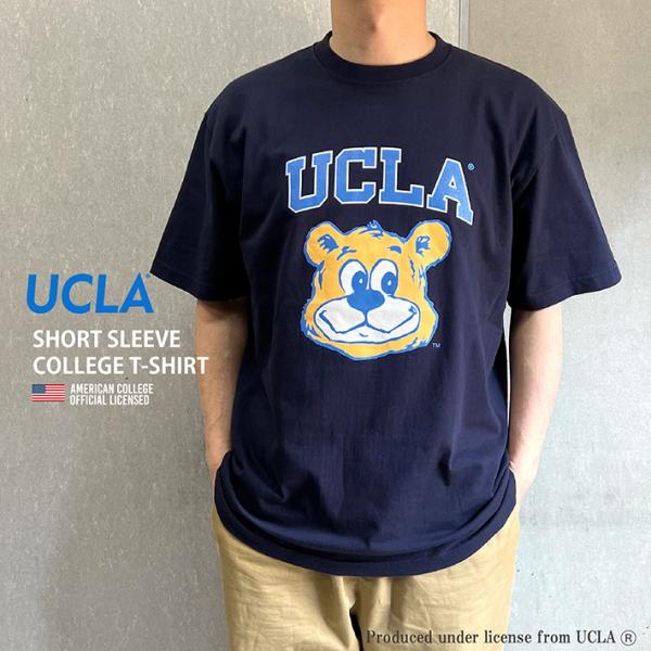 UCLA ユーシーエルエー 半袖 College T-Shirt カレッジ Tシャツ 5.6oz ダ...